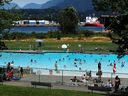 Scenes from New Brighton Pool in Vancouver on July 18, 2024.