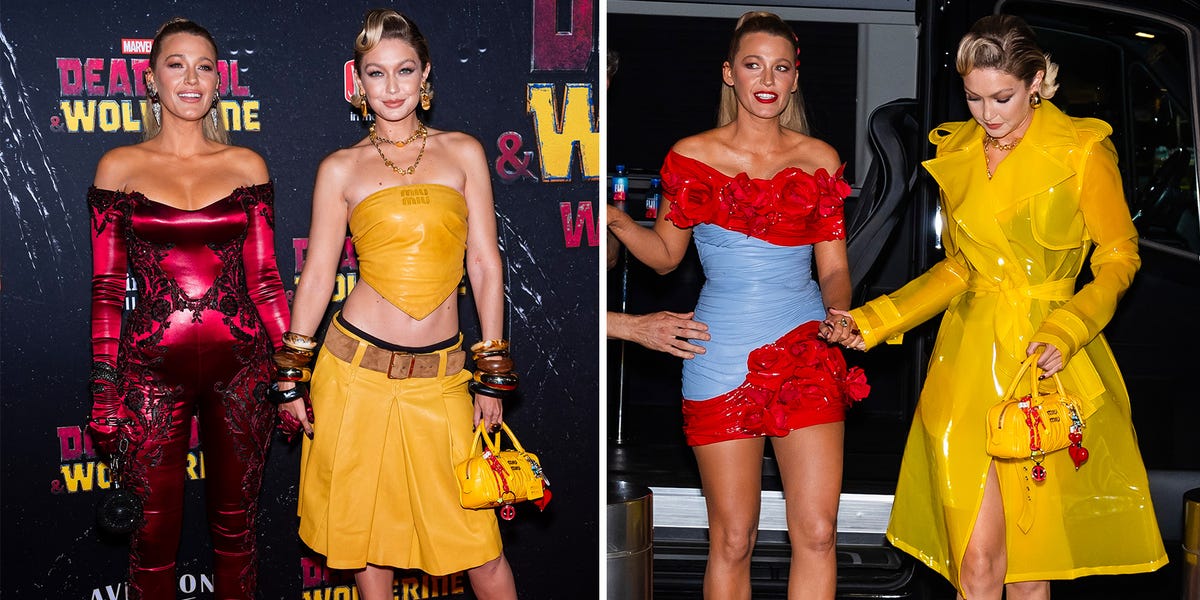 Blake Lively and Gigi Hadid Change Into Superhero-Inspired Party Looks