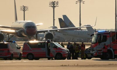 Climate activists block runways at Germany’s Frankfurt airport | Protests News