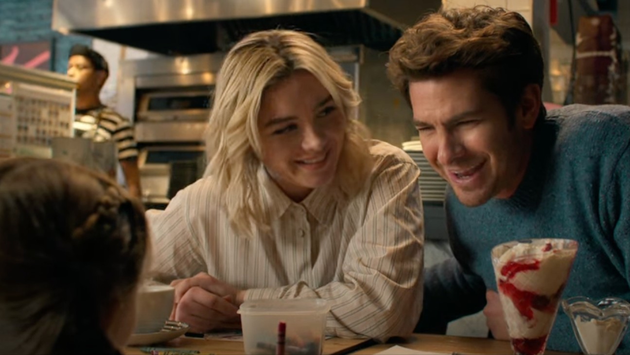 Andrew Garfield and Florence Pugh in We Live in Time trailer