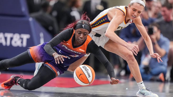 Caitlin Clark, Kelsey Mitchell shine as Fever beat shorthanded Mercury