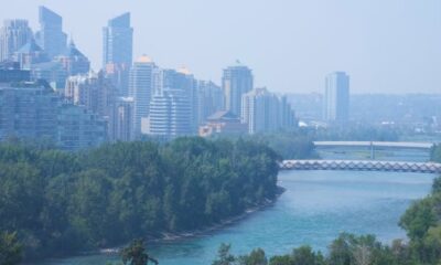 Calgary's air quality deemed 'high risk' as wildfire smoke hangs over the city