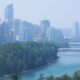 Calgary's air quality deemed 'high risk' as wildfire smoke hangs over the city