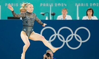 Jade Carey explains fall on floor, says she hasn't been feeling well