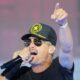 Musician Kid Rock practices at rehearsals during the final day of the Republican National Convention at the Fiserv Forum on Jul 18, 2024.