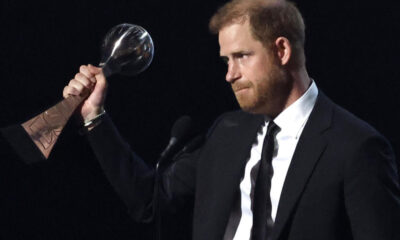 Prince Harry accepts Pat Tillman Award for Service at ESPYs despite Tillman's mother's criticism to honor him