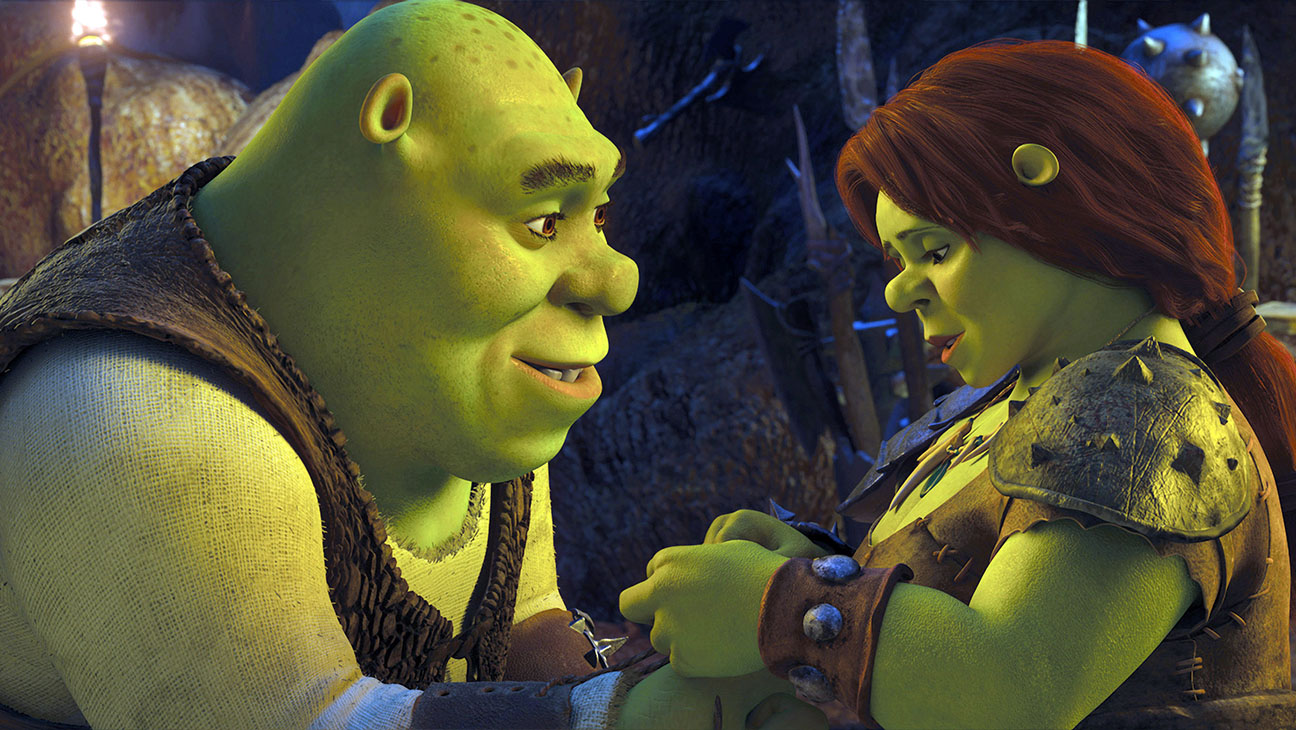 Mike Myers as Shrek and Cameron Diaz as Fiona in 'Shrek Forever After.'