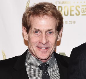 TV sports commentator Skip Bayless debuted on FS1's