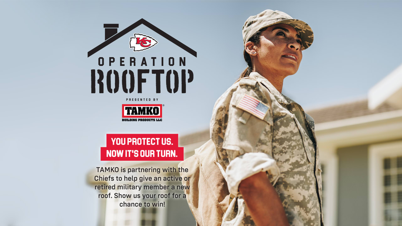 TAMKO and The Kansas City Chiefs Launch Operation Rooftop