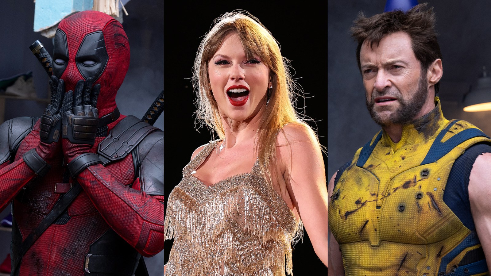 Taylor Swift Celebrates Ryan Reynolds, Hugh Jackman's 'Deadpool'