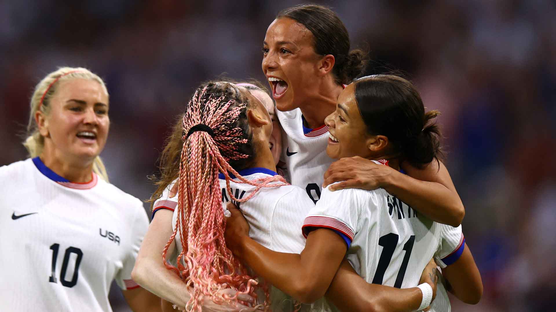 USWNT remain unbeaten after 4-1 win over Germany at Paris Olympics