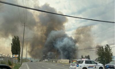 'We're hitting it hard': Crews fight Williams Lake wildfire from air, ground