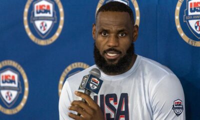 When is LeBron James playing for Team USA in the Paris Oympics