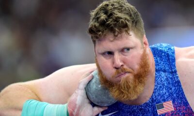 In a league of his own, shot-putter Ryan Crouser wins U.S. 3rd Olympic gold in a row