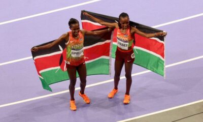 Faith Kipyegon reinstated as silver medallist in wild 5,000m final in Paris