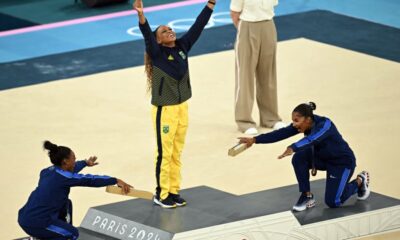 Why Simone Biles, Jordan Chiles bowed to Brazil’s Rebeca Andrade – NBC10 Philadelphia