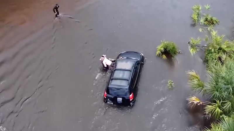 Debby spreads torrential rain and tornado threat north as it accelerates toward the Northeast