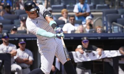 Aaron Judge hits 50th homer for third time in his career