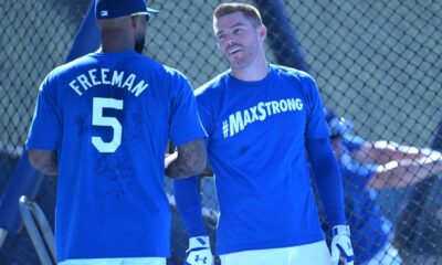 Back with Dodgers, emotional Freddie Freeman details son's health scare