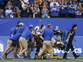 Winnipeg Blue Bombers offensive lineman Stanley Bryant