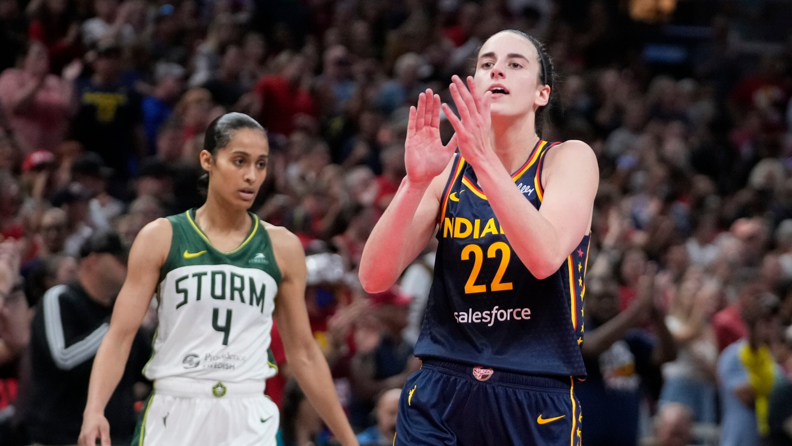 Caitlin Clark breaks WNBA rookie assists record as Indiana Fever beat Seattle Storm