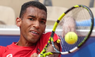 Canada's Felix Auger-Aliassime defeats Medvedev to reach quarter-finals in Paris