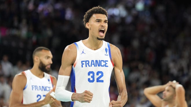 France earns Olympic basketball semifinals win