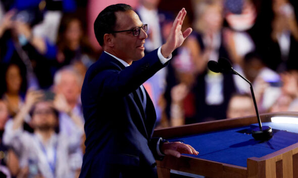 Gov. Josh Shapiro criticizes Trump, calls Democrats "party of real freedom" on Night 3 of DNC