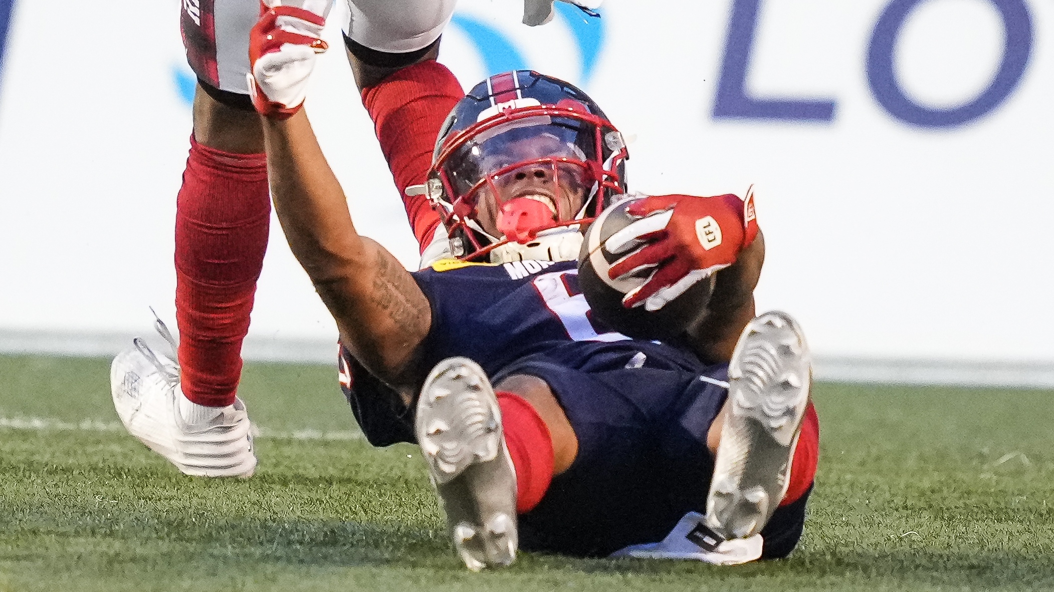 Montreal Alouettes' Tyson Philpot exits game vs. Hamilton Tiger-Cats in first quarter