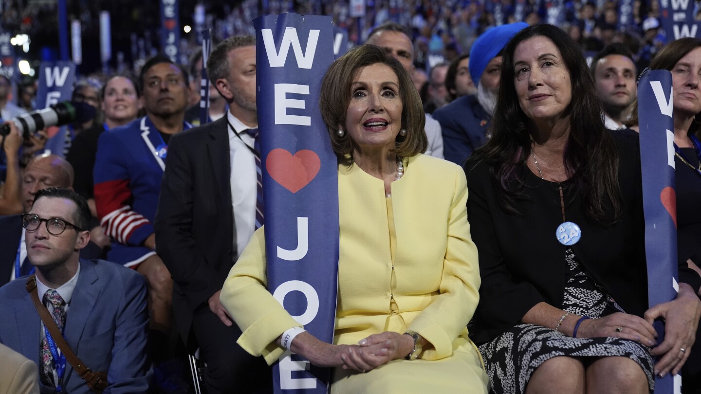 Nancy Pelosi thanked Biden for his wins during address to the DNC