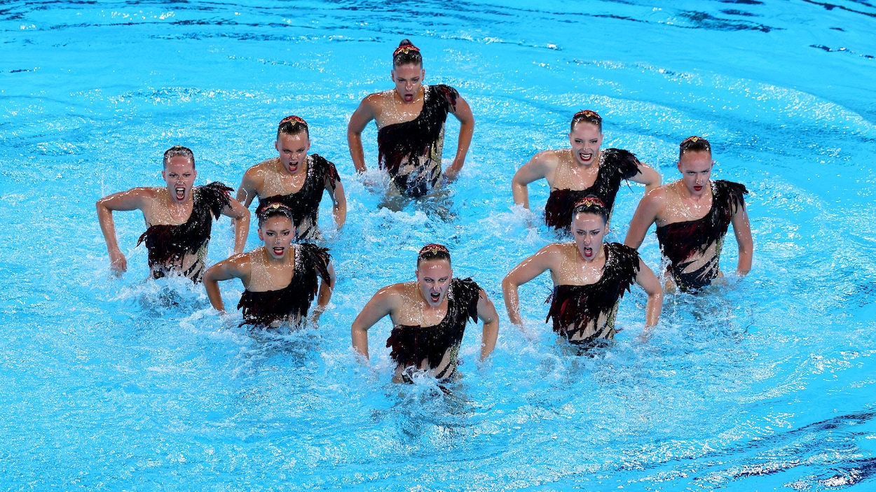 Natation artistique : les Canadiennes en 5e position | Jeux olympiques