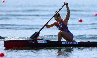 Nevin Harrison barely misses gold in women's 200m canoe sprint