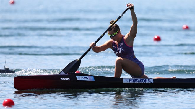 Nevin Harrison barely misses gold in women's 200m canoe sprint