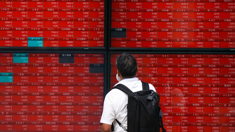 Nikkei 225: Japanese stocks rebound from worst crash since 1987 while global markets are mixed