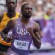 Noah Lyles second in surprising 100m opener at Olympics