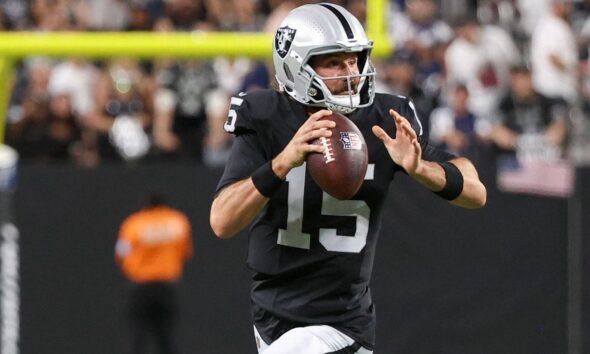 Raiders name Gardner Minshew as starting QB for Week 1