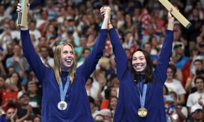 Team USA | Torri Huske and Gretchen Walsh Share the Podium in Paris