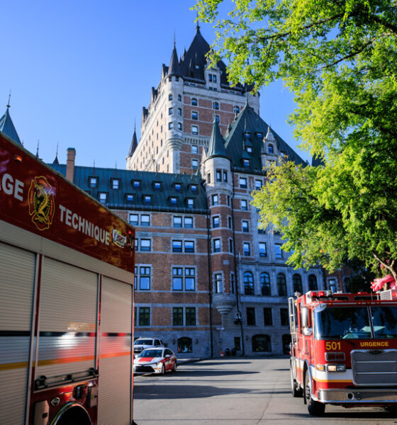 Incendie au Château Frontenac | Réveil brutal pour des clients