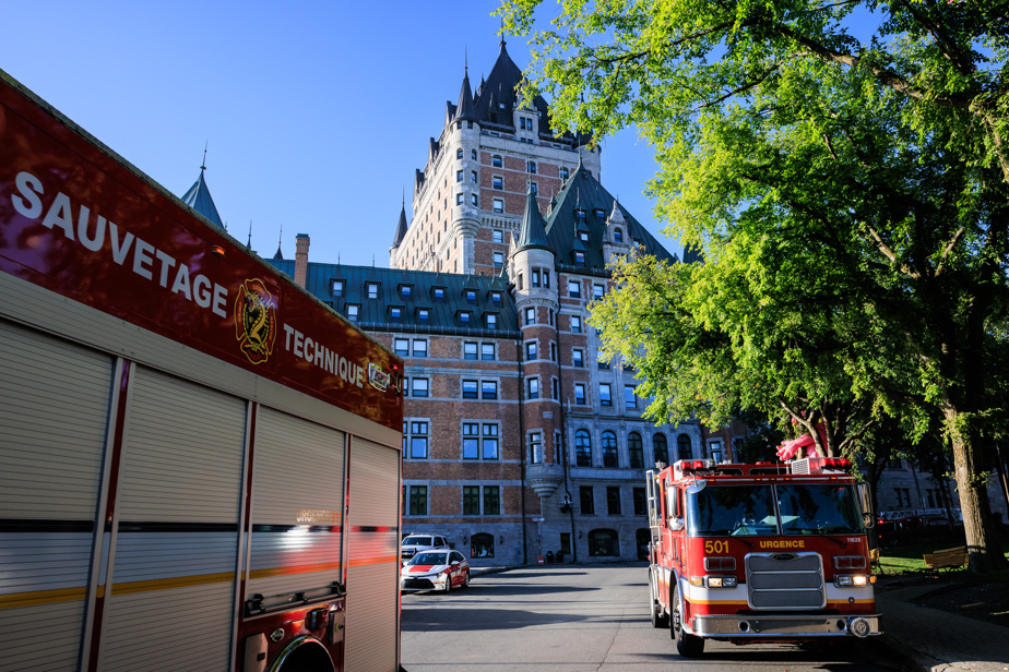 Incendie au Château Frontenac | Réveil brutal pour des clients