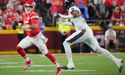 Ravens Slide, while Chiefs-49ers remain in top spots