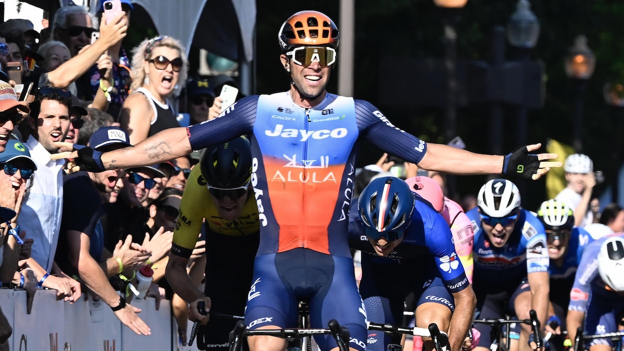 Et de trois pour Michael Matthews au Grand Prix cycliste de Québec