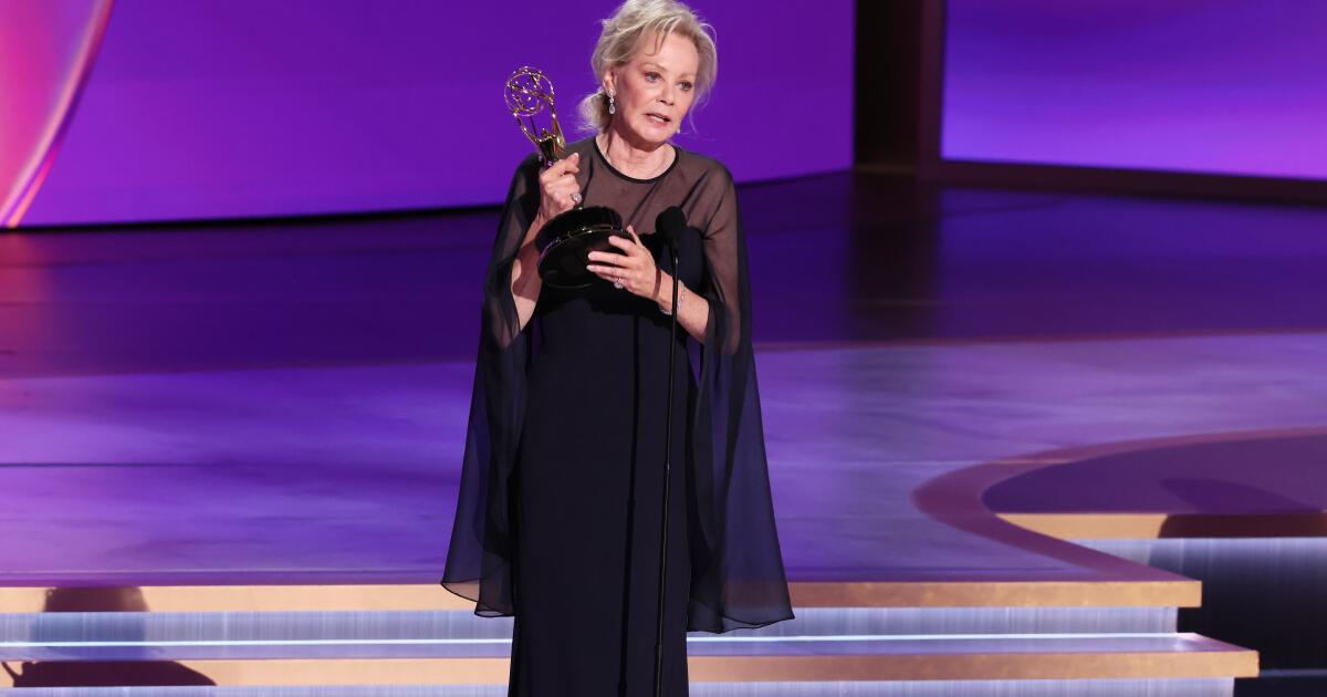 Jean Smart wins Emmy for lead actress in a comedy for 'Hacks'