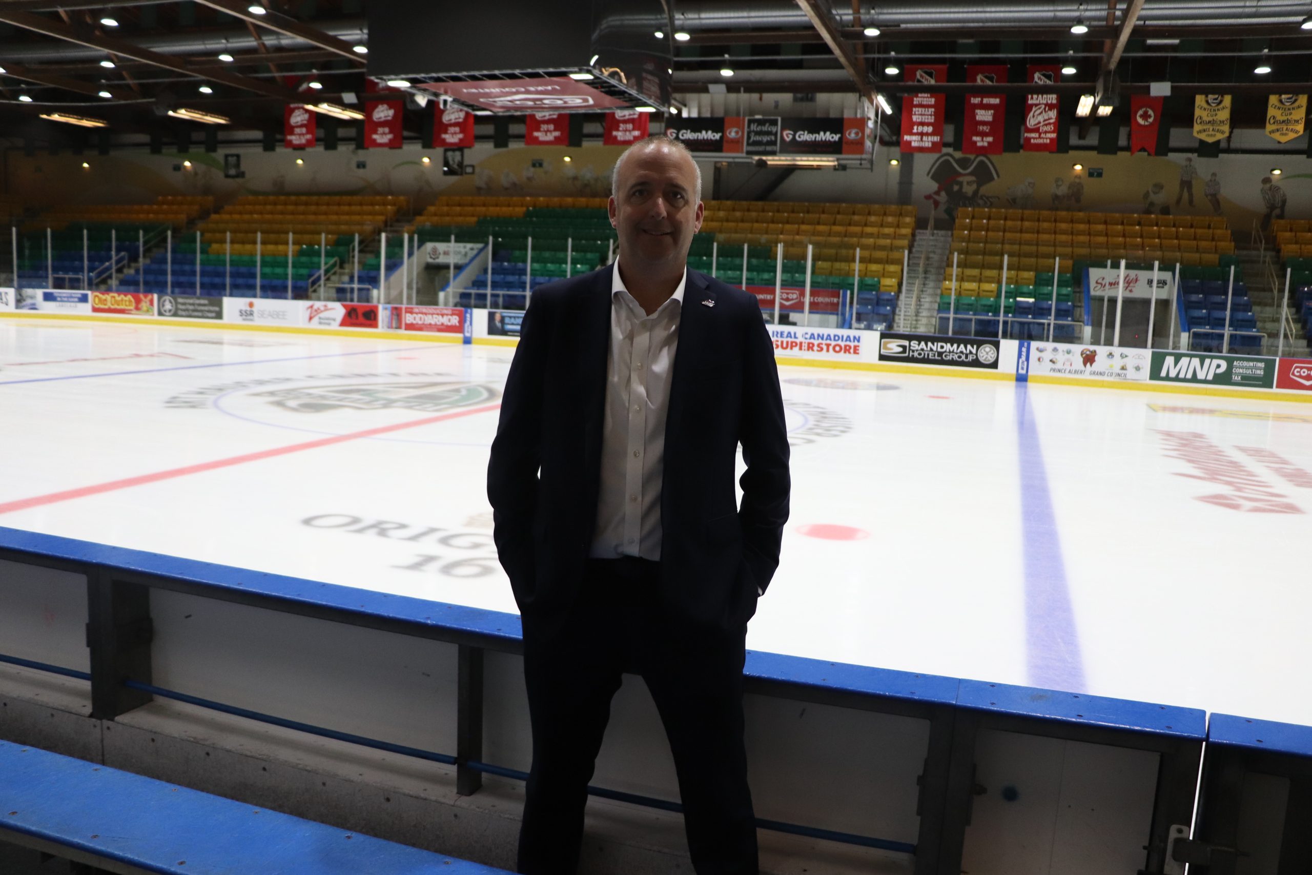 WHL Commissioner Dan Near makes first visit to Prince Albert