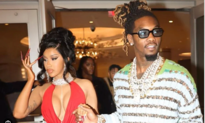 Cardi B reacts after Offset accused her of cheating while pregnant