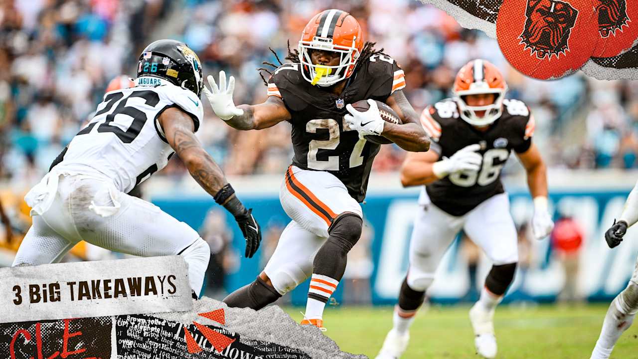 3 Takeaways from Browns win over Jaguars