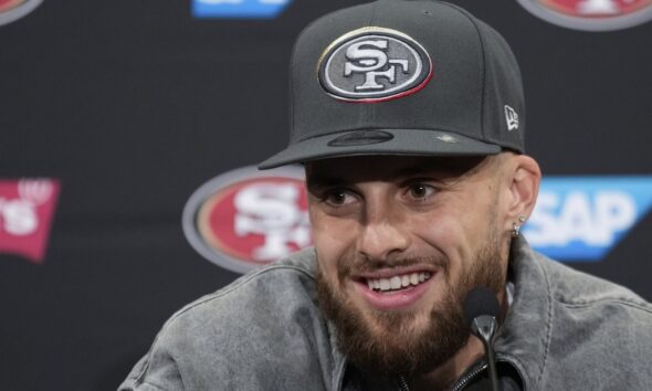 49ers rookie Ricky Pearsall released from hospital after being shot in the chest in San Francisco robbery attempt