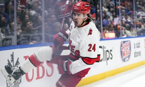 Carolina Hurricanes reach 8-year, $63.2 million deal with rising forward Seth Jarvis