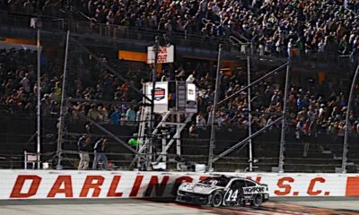 Nascar Cup Series Chase Briscoe checkered flag finish at Darlington NKP