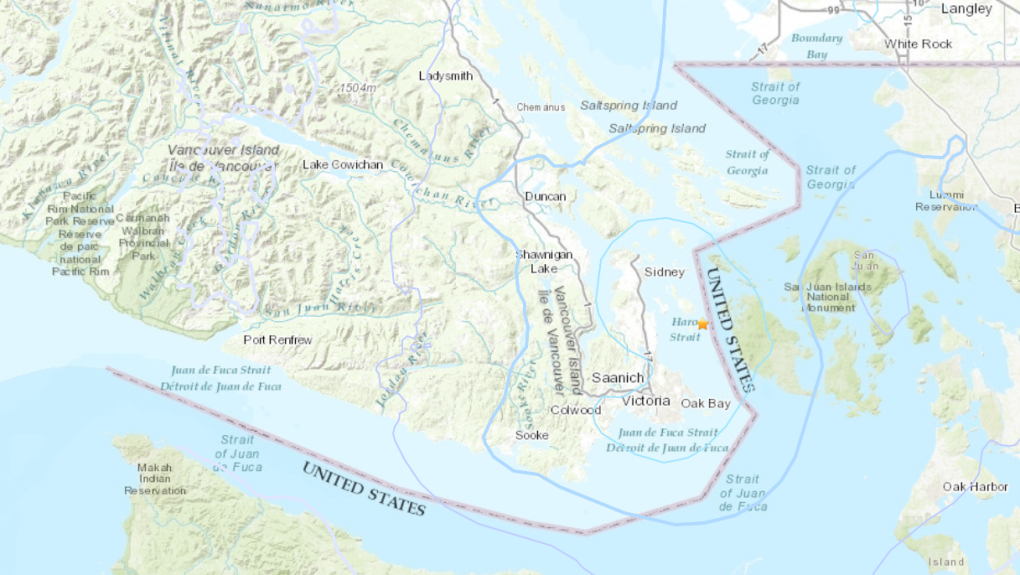 Earthquake near me: USGS registers quake off Vancouver Island