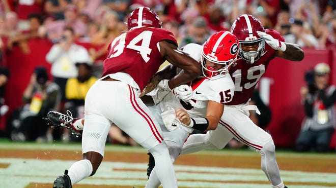 How far will Bulldogs fall after Alabama loss?